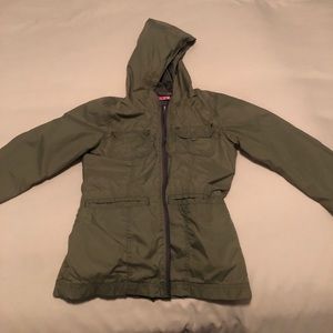 Kids lightweight green jacket